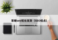 常规seo优化优势（SEO优点）