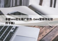 丰都seo优化推广软件（seo营销优化软件下载）