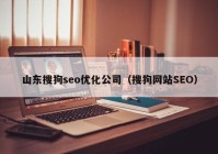 山东搜狗seo优化公司（搜狗网站SEO）