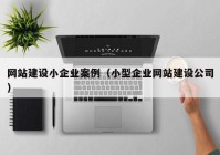 网站建设小企业案例（小型企业网站建设公司）