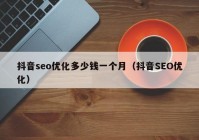 抖音seo优化多少钱一个月（抖音SEO优化）